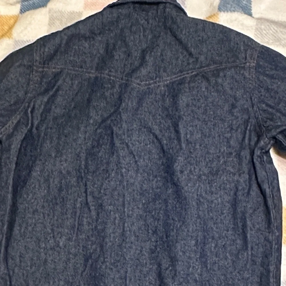Wrangler Kids Denim Button Down Shirt - Dark Blue
